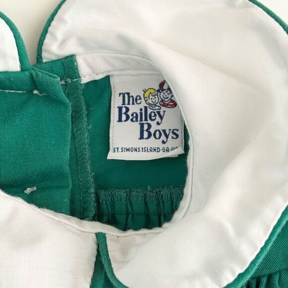 The Bailey Boys Vintage Holiday Christmas Romper Embroidered Santa - US Kids 24M - Picture 8 of 9